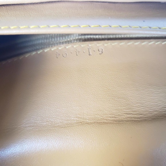 Hunting World Vintage Designer Tan Green Wallet Credit Card ID Holder Case Small - Picture 10 of 12